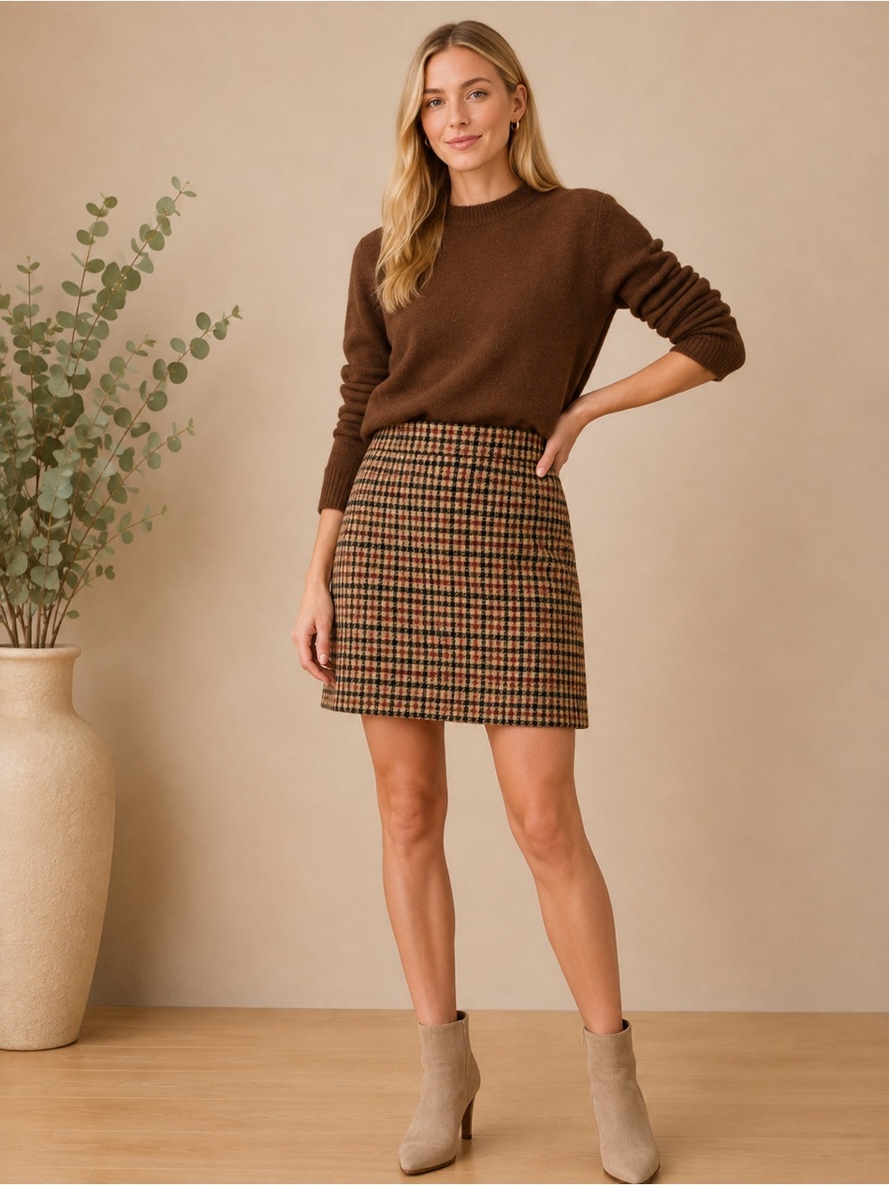 J. Crew Women wool Mini Skirt ✨